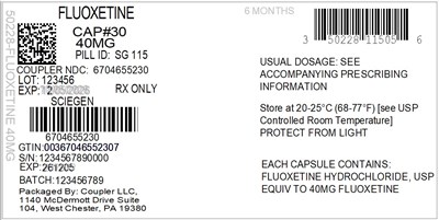 Label (50228 115 05 Fluoxetine 40mg 67046 552 30)